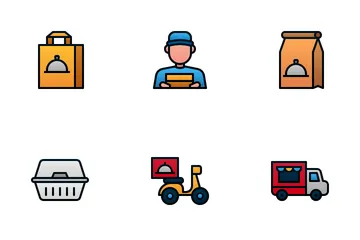 Food Delivery Icon Pack