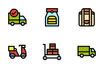 Food Delivery Icon Pack