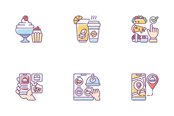 Food Delivery Icon Pack