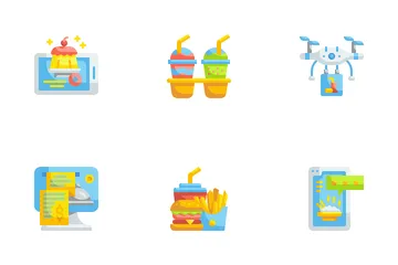 Food Delivery Icon Pack