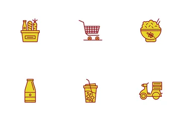 Food Delivery Icon Pack