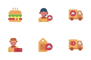 Food Delivery Icon Pack