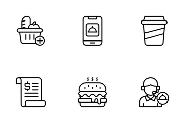 Food Delivery Icon Pack