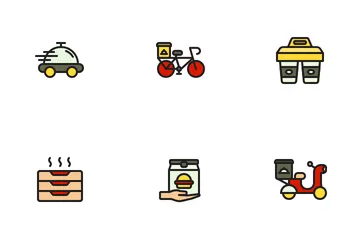 Food Delivery Icon Pack