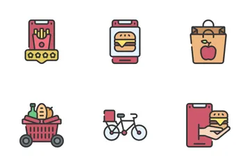 Food Delivery Icon Pack