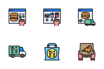 Food Delivery Icon Pack