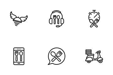 Food Delivery Icon Pack