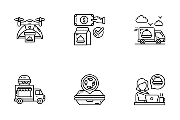 Food Delivery Icon Pack