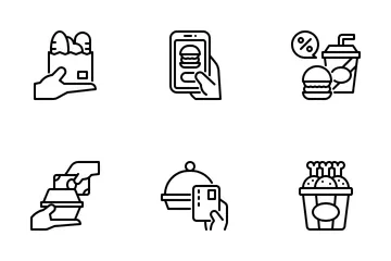 Food Delivery Icon Pack
