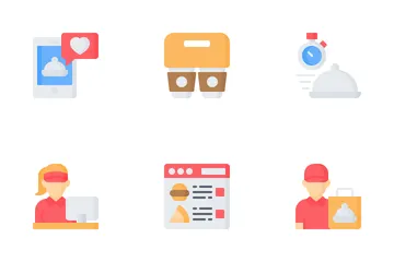 Food Delivery Icon Pack