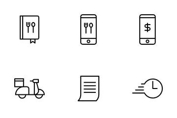 Food Delivery Icon Pack