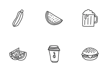 Food Doodles Icon Pack