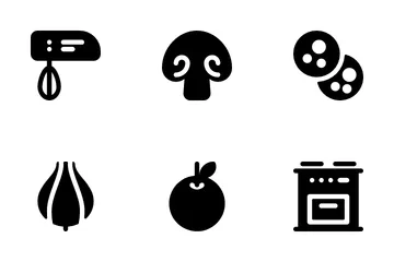 Food Drink And Kitchen Icon Pack