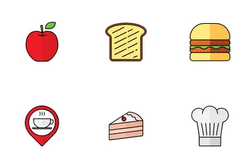 Food Drink And Restaurant Icon Pack