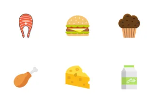 Food & Drink Flat Icons