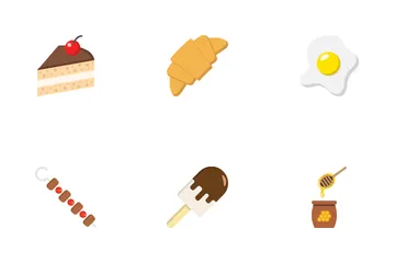 Food & Drink Flat Icons Icon Pack