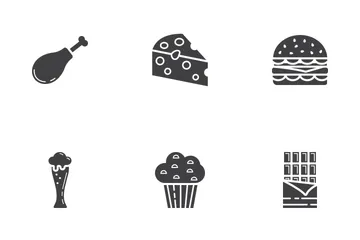 Food & Drink Glyph Icons Icon Pack