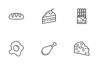 Food & Drink Line Icons