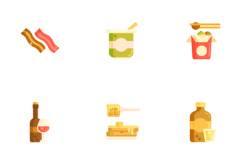 Food Drinks Icon Pack