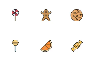 Food, Drinks & Confectionery Icon Pack