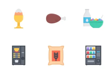 Food & Drinks Flat Icon Pack