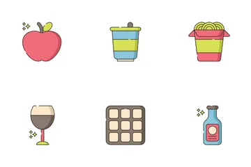 Food Drinks Icon Pack