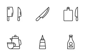 Food & Drinks Line Vol 2 Icon Pack