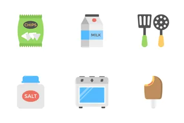 Food Flat Icons 3 Icon Pack