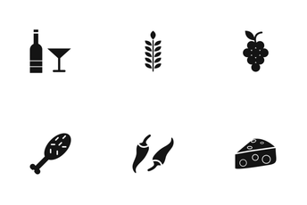 Food Glyph Icon Pack