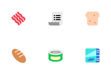 Food & Groeceries Icon Pack