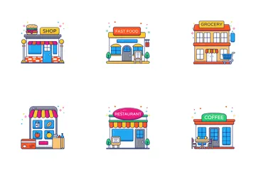 Food Hoteling Icon Pack