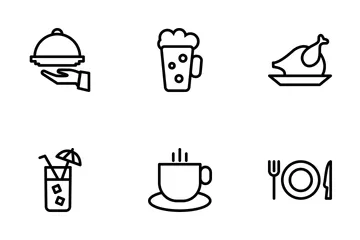 Food Line Icons Icon Pack