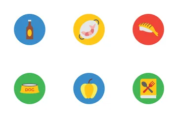 Food Material Design Vector Icons Icon Pack