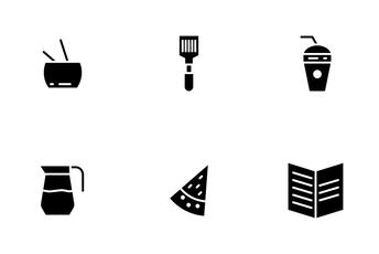Food Part 2 Glyph Icon Pack