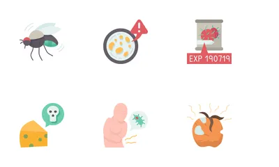 Food Poisoning Icon Pack