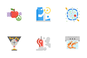Food Preservation And Processing Icon Pack