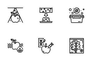 Food Preservation And Processing Icon Pack