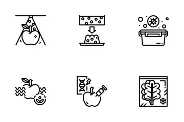 Food Preservation And Processing Icon Pack