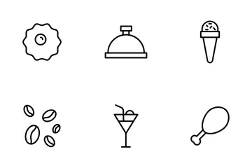 Food Restaurant Icon Pack