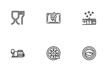 Food Safety Hygiene Inspection Icon Pack