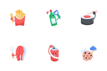 Food Stickers Icon Pack