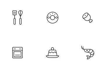 Food Thinline Icon Pack