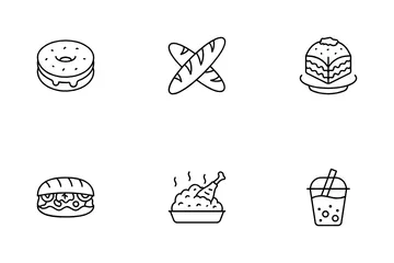 Food Tourism Icon Pack