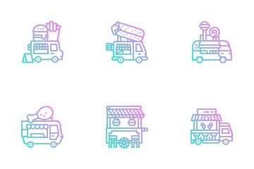 Food Truck Icon Pack