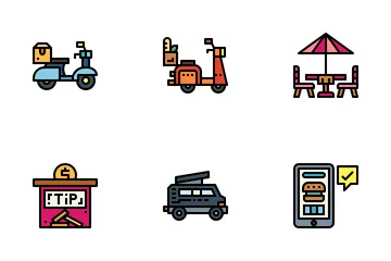 Food Truck Icon Pack