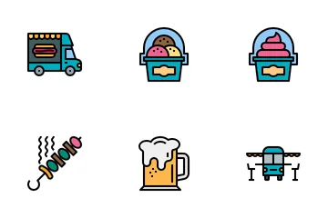 Food Truck Icon Pack