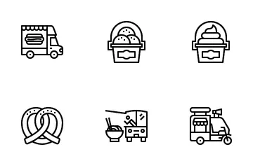 Food Truck Icon Pack