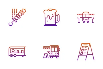 Food Truck Icon Pack