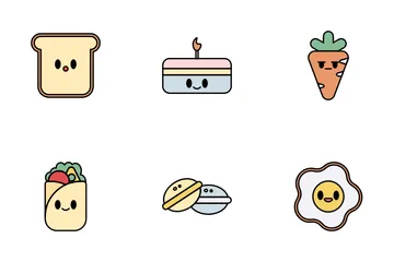 Foods And Beverages Icon Pack