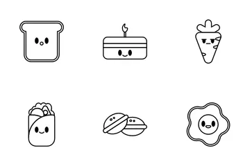 Foods And Beverages Icon Pack